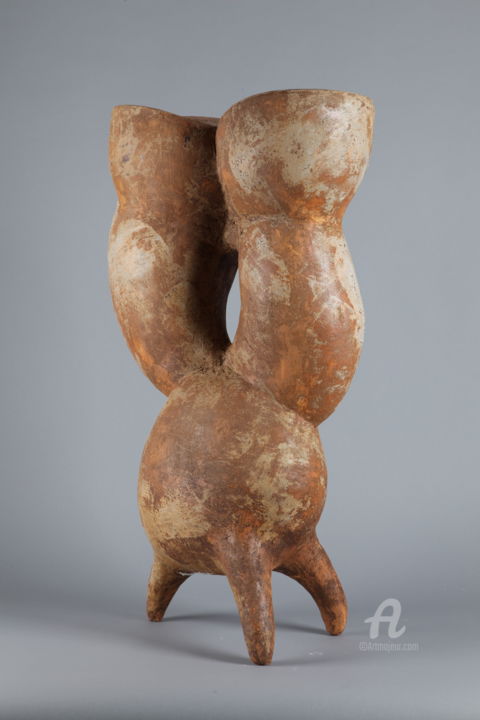 Rzeźba zatytułowany „Z cyklu Drzewo II” autorstwa Bogusław Dobrowolski, Oryginalna praca, Ceramika