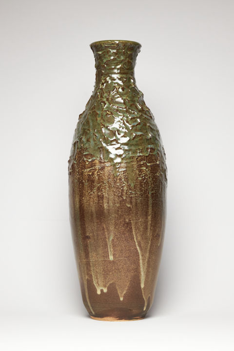 Sculpture titled "Ceramic vase 002" by Bohdan Beley, Original Art, Clay