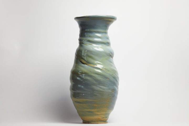 "Ceramic vase 005" başlıklı Heykel Bohdan Beley tarafından, Orijinal sanat, Seramik