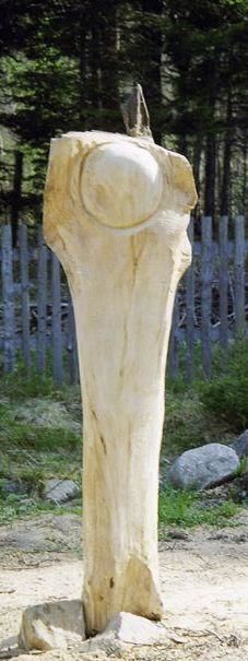 Sculptuur getiteld "bone" door Bohdan Jackiewicz, Origineel Kunstwerk