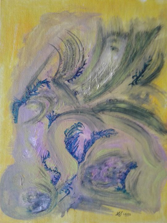 Painting titled "20170828-120925.jpg" by Marianne Huizinga, Original Artwork