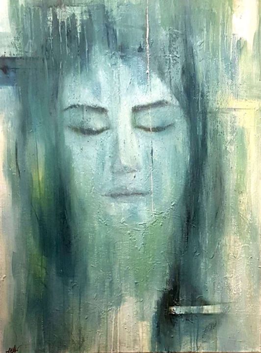 Pintura titulada "Silencio" por Mihaela Mihailovici, Obra de arte original, Acrílico