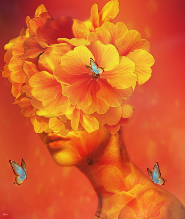 Photography titled "Flower  bouquet" by Bojan Jevtic, Original Artwork, Digital Photography