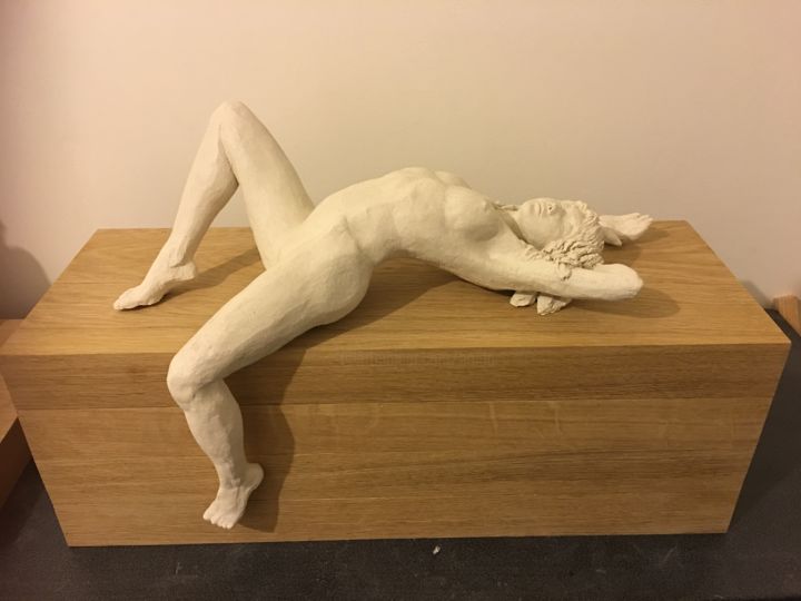 Sculpture intitulée "Cambrure" par Nicole Boldo, Œuvre d'art originale, Céramique