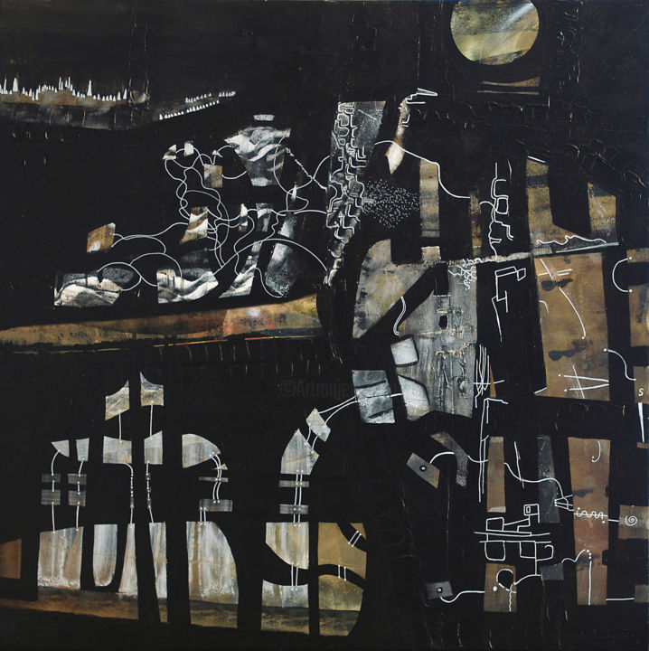 Peinture intitulée "Sans titre" par Jocelyne Danikowski, Œuvre d'art originale,
