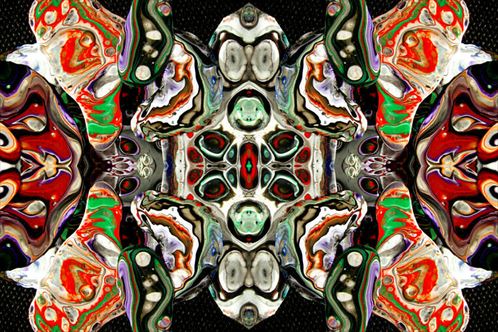 Digitale Kunst getiteld "Synergy of Pigments…" door Andrei Bondarenko, Origineel Kunstwerk, Acryl