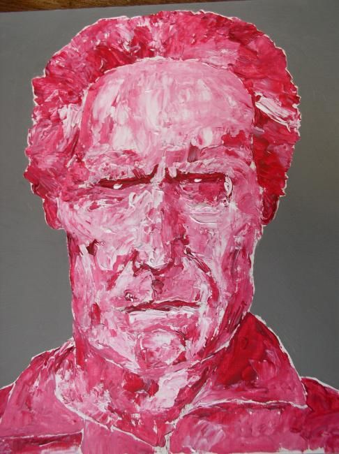 Peinture intitulée "visage" par Thierry Bonte, Œuvre d'art originale