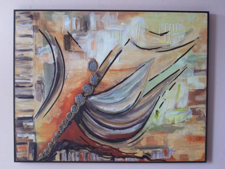 Pintura intitulada "Vida" por Deni Vilela, Obras de arte originais,