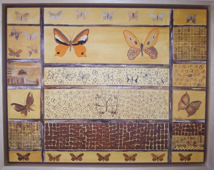 Pintura intitulada "Assimilação das Mu…" por Deni Vilela, Obras de arte originais,