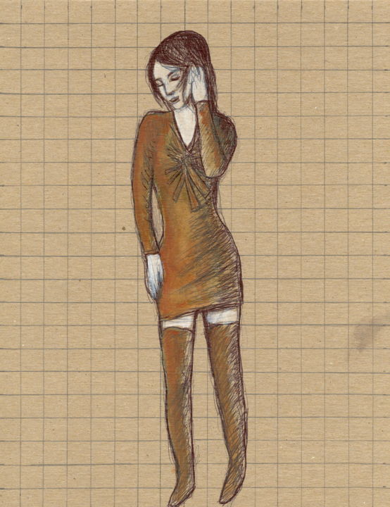 绘画 标题为“fashion.jpg” 由Boris Kawliche, 原创艺术品