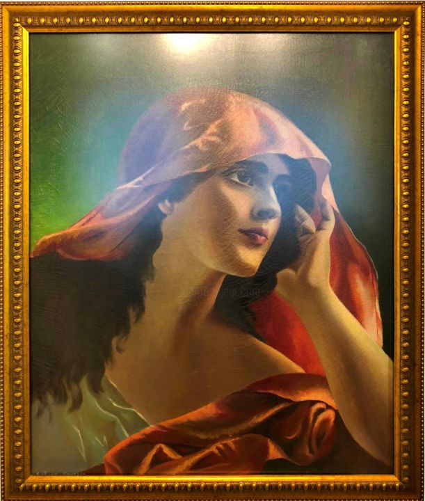 Картина под названием "Maria Magdalena" - Boris Smirnov, Подлинное произведение искусства, Масло