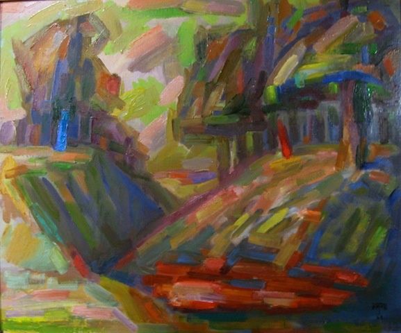 Pittura intitolato "Переговоры" da Boris Kotov, Opera d'arte originale, Olio