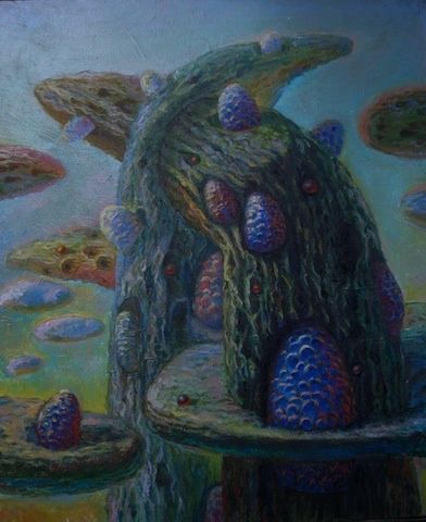 Картина под названием "Эволюция" - Boris Kotov, Подлинное произведение искусства, Другой