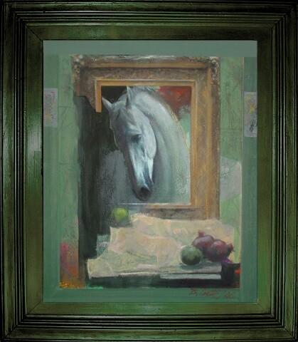 "White Horse" başlıklı Tablo Boro Ivetic tarafından, Orijinal sanat