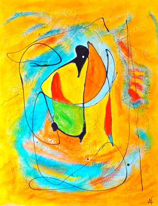 TUNIS - Painting, 70x90 cm ©2012 by Alex BOUCAUD -
Abstract Art, Canvas, Abstract Art, paintings, sculpture, bois, totem, tronçonneuse, art contemporain, art brut, art primitif, galerie, gallery, Afrique, Guadeloupe