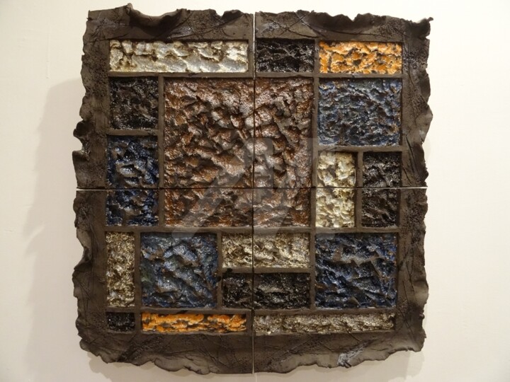 Sculpture intitulée "monterrian 2" par Boudu Dézo, Œuvre d'art originale, Céramique