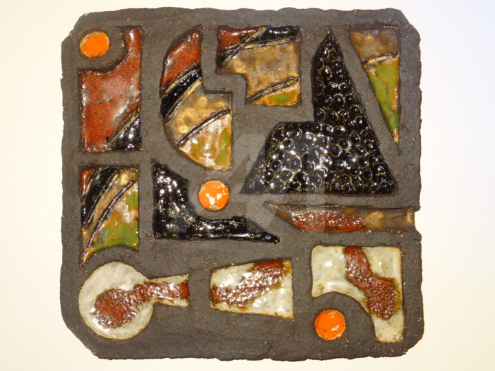 Sculpture intitulée "formes brisées" par Boudu Dézo, Œuvre d'art originale, Céramique