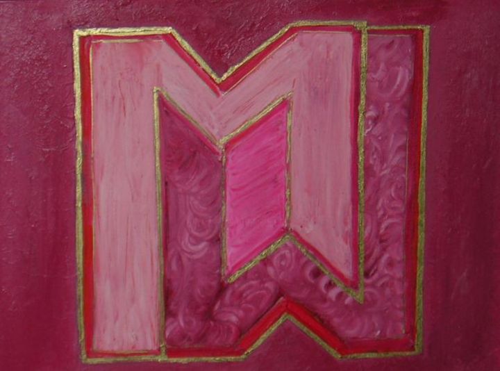 Painting titled "M-n-Ms" by Basil Samara, Original Artwork