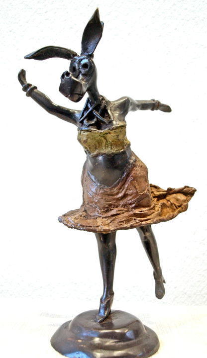 Scultura intitolato "Mama 3" da Boureima Ouedraogo, Opera d'arte originale, Colaggio