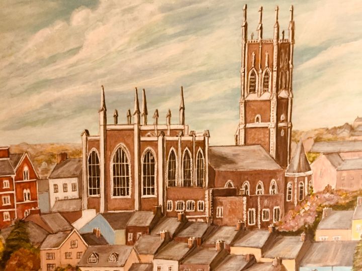Painting titled "north cathedral, co…" by Marion Scanlon, Original Artwork