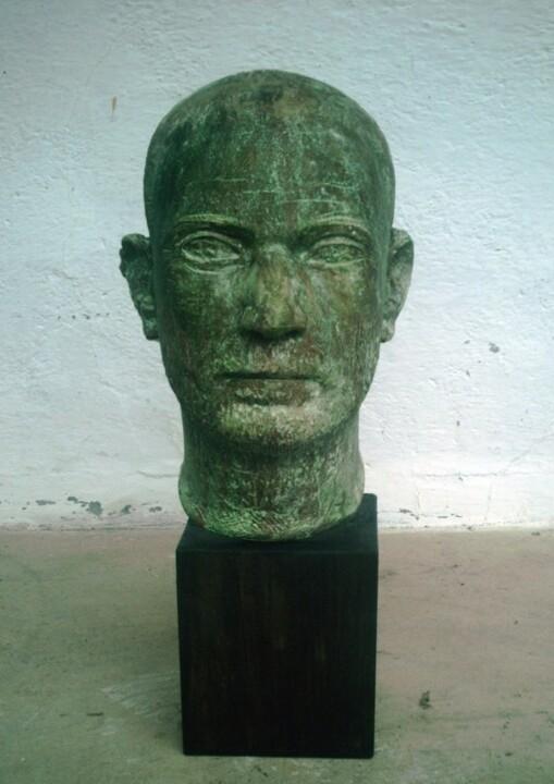 Sculptuur getiteld "autoretrato" door Boyan Penchev, Origineel Kunstwerk, Anders