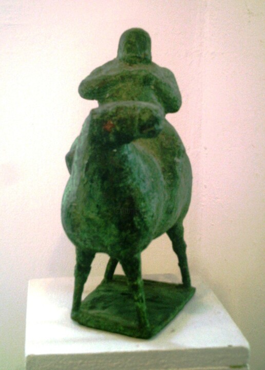 Sculpture titled "jinete.jpg" by Boyan Penchev, Original Artwork, Casting