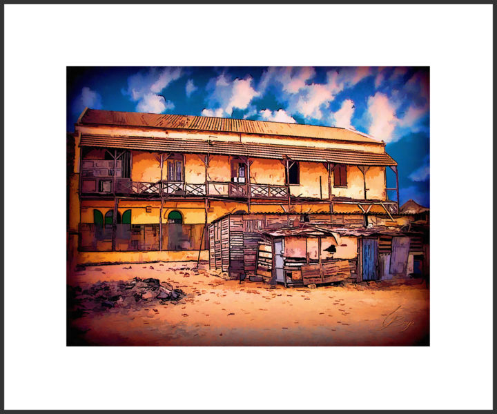 Photographie intitulée "Gorée Island" par Goboye, Œuvre d'art originale