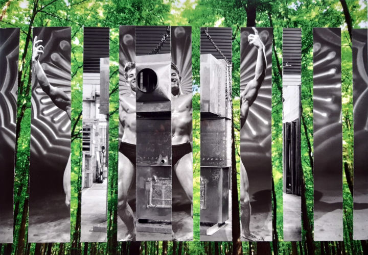 Collages intitulée "sans titre 2" par Boyfred, Œuvre d'art originale, Collages