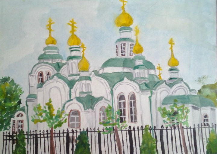 Painting titled "СПОКОЙСТВИЕ" by Kristina Boiko, Original Artwork