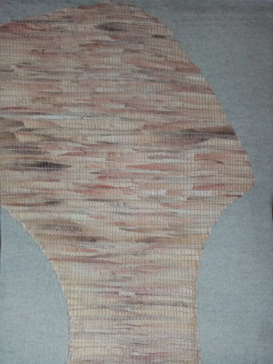 Textile Art titled "FIERTE" by Bozena Graciano, Original Artwork, Tapestry