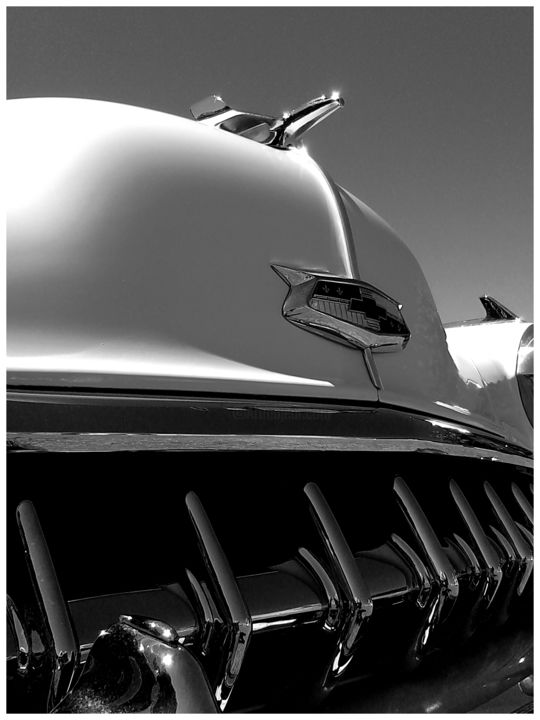 Photographie intitulée "chevrolet-nb.jpg" par Didier Bozzi, Œuvre d'art originale