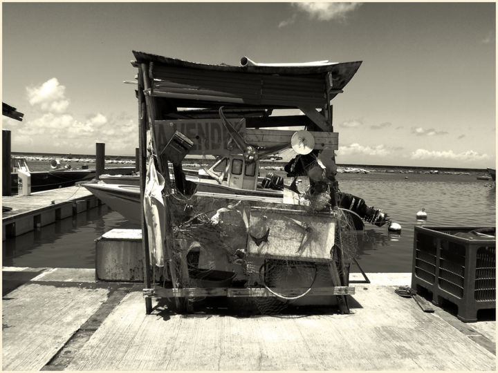 Photographie intitulée "Cabane du pêcheur.j…" par Didier Bozzi, Œuvre d'art originale