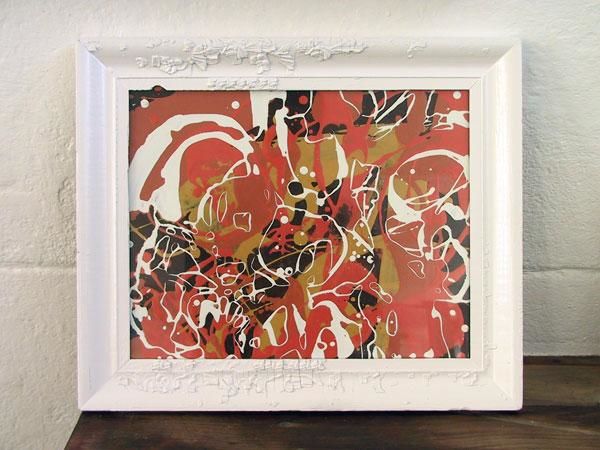 Painting titled "abstraction couleur…" by Richard Brachais, Original Artwork, Oil