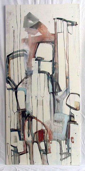 Ζωγραφική με τίτλο "abstraction / retou…" από Richard Brachais, Αυθεντικά έργα τέχνης, Λάδι