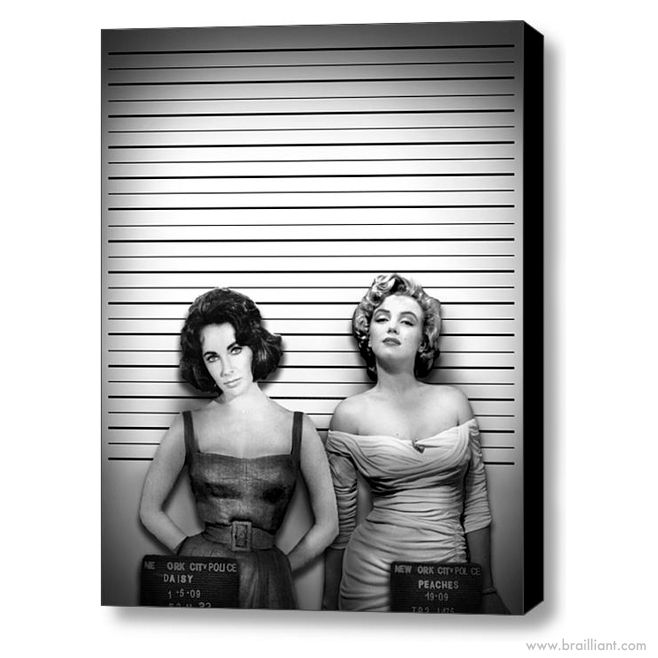 Photography titled "Elizabeth Taylor an…" by Brailliant, Original Artwork, Other