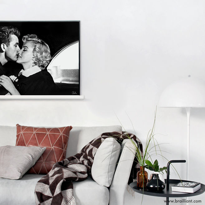 Photography titled "James Dean and Mari…" by Brailliant, Original Artwork, Other