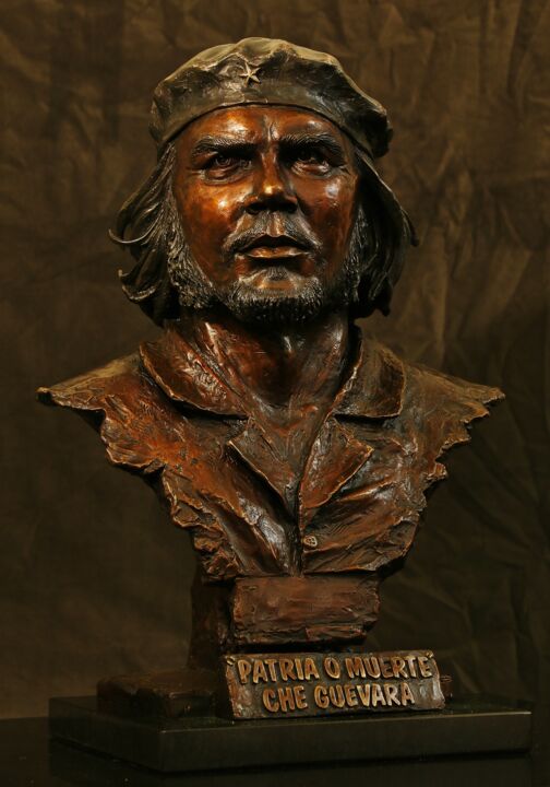 Sculpture titled "Ernesto "Che" Gueva…" by Brandon Borgelt, Original Artwork, Bronze