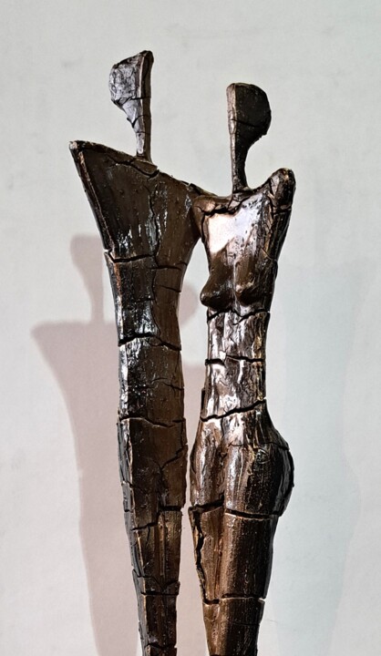 Sculpture intitulée "Man and Woman  Amar…" par Brano Brody, Œuvre d'art originale, Métaux