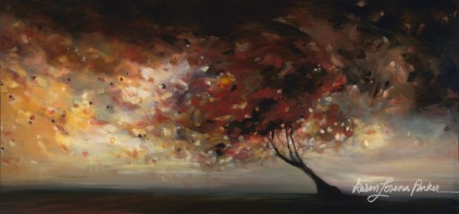 Painting titled "Autumn Kaleidoscope" by Bremerpark, Original Artwork