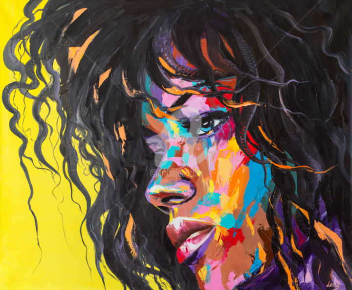 Abstract Painting Oil Portrait Contemporary Abstract Painting Oil Portrait Contemporary