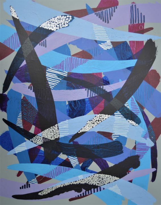 Картина под названием "Radical change" - Brian Lockett, Подлинное произведение искусства, Акрил