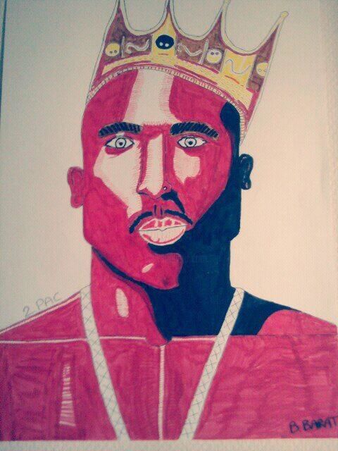 King 2pac Drawing By Brice Barat Artmajeur King 2pac Drawing By Brice Barat Artmajeur