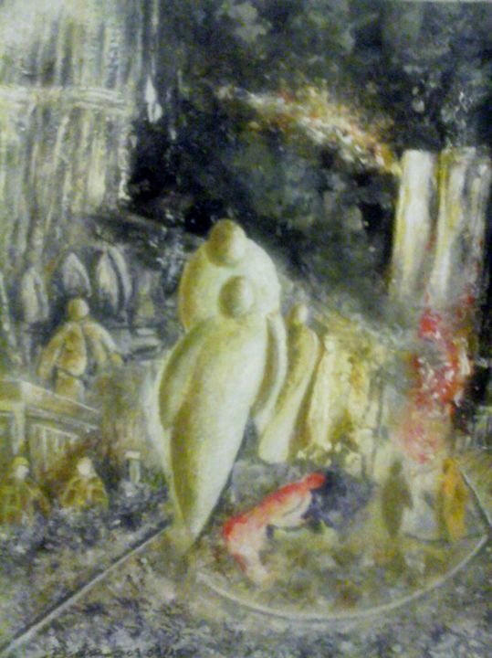 Pintura intitulada "art-majeur-peinture…" por Stephane Briere, Obras de arte originais, Acrílico