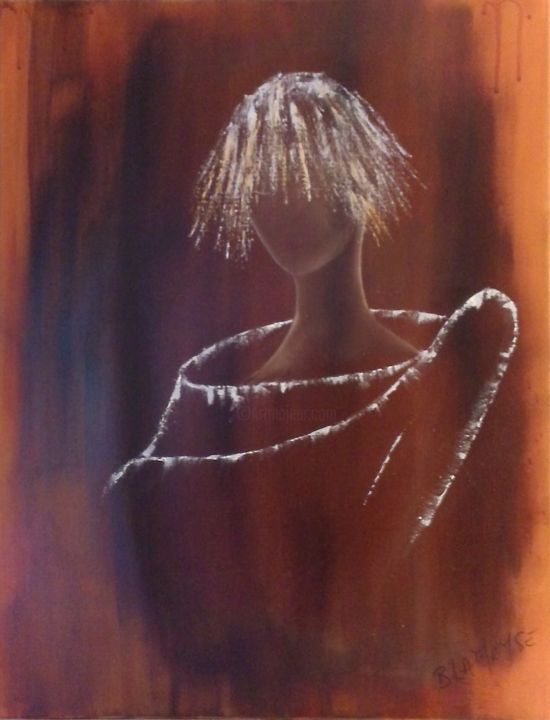 Painting titled "lea" by Brigitte Lameyse, Original Artwork