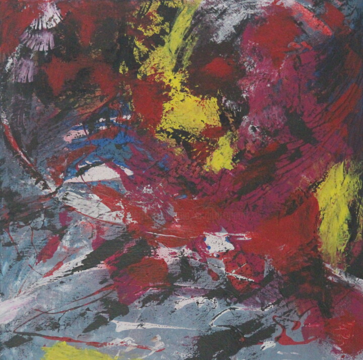 Peinture intitulée "Abstrait comme....…" par Brigi'Art, Œuvre d'art originale, Acrylique Monté sur Châssis en bois