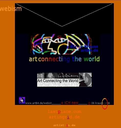 Digital Arts titled "Webism Startseite" by Brigitta Krause, Original Artwork