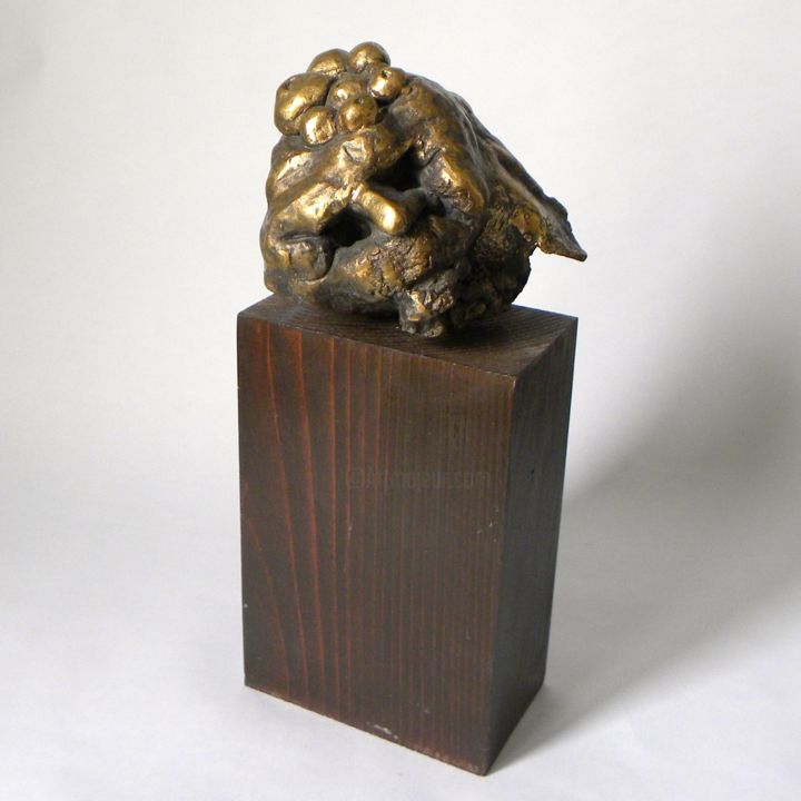 Sculpture titled "Tête.jpg" by Brigitte Feyt, Original Artwork
