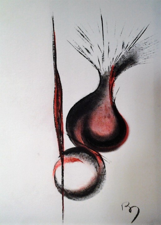 Drawing titled "robrima-1-17.jpg" by Brigitte Maillard (ROBRIMA), Original Artwork, Chalk