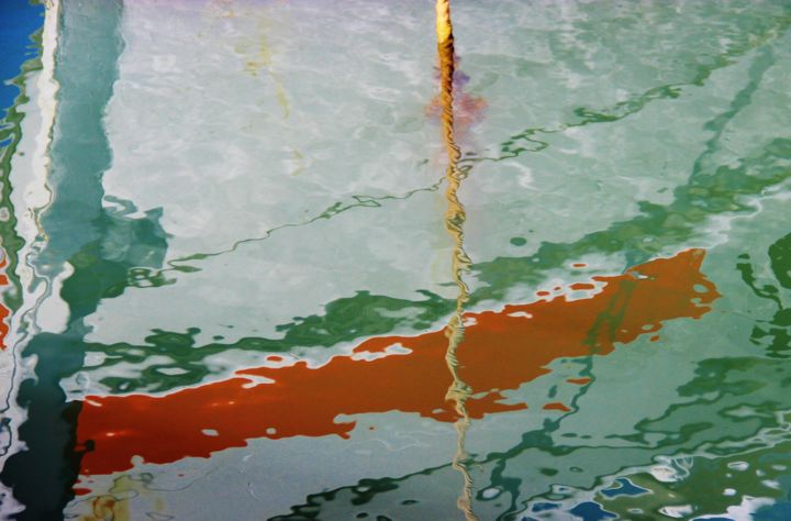 Photographie intitulée "White troubled water" par Brigitte Mathé (MBL), Œuvre d'art originale