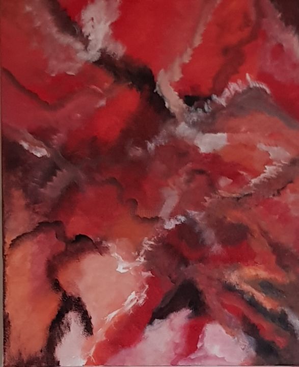 Painting titled "Passe temps" by Brigitte.S, Original Artwork, Acrylic